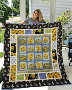 My Sunflower Garden Quilt On Sale!